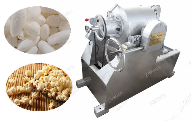 Cereal Rice Puffing Machine|Rice Air Flow Puffing Machine